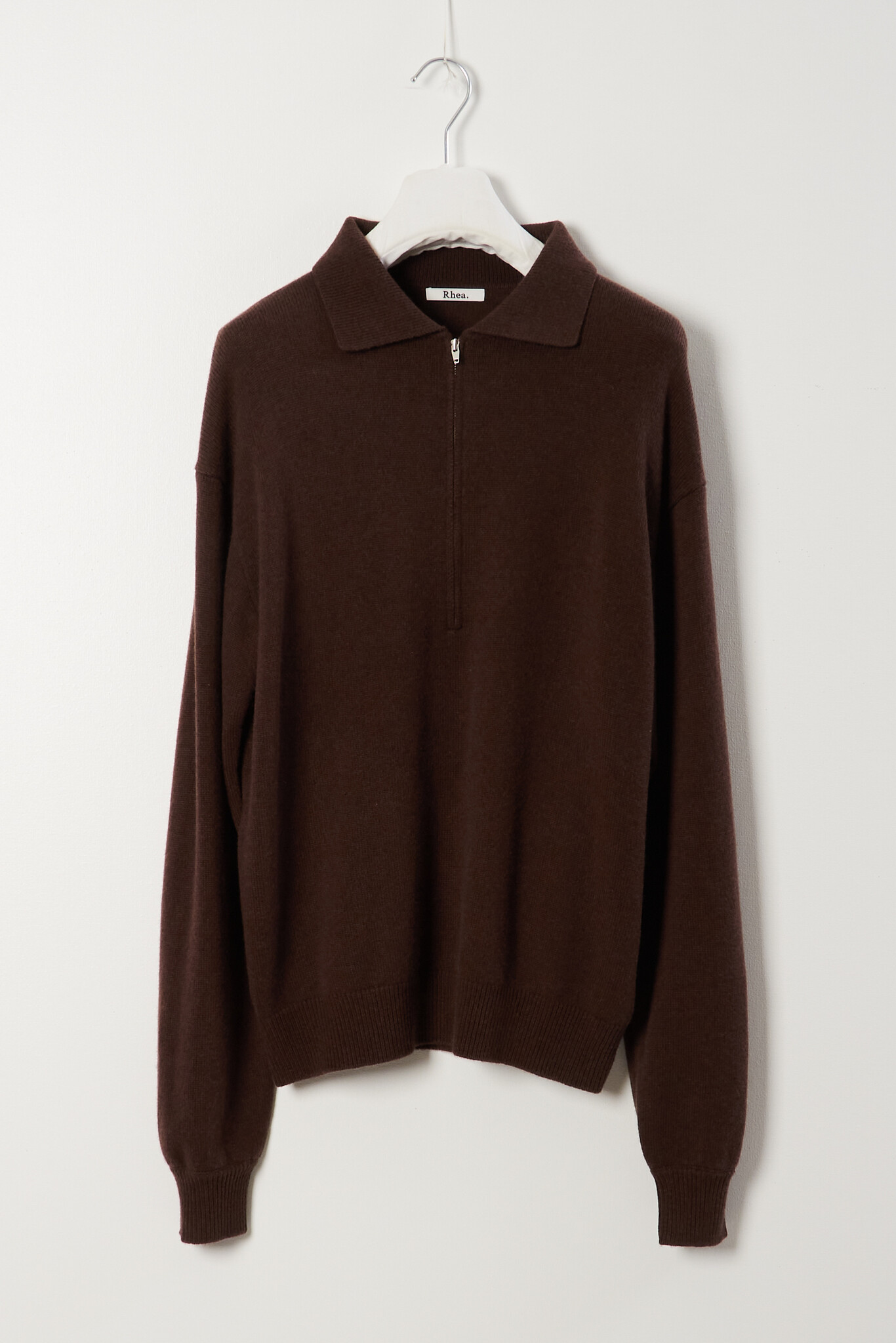 Rhea - SW0811 Zip polo cashmere