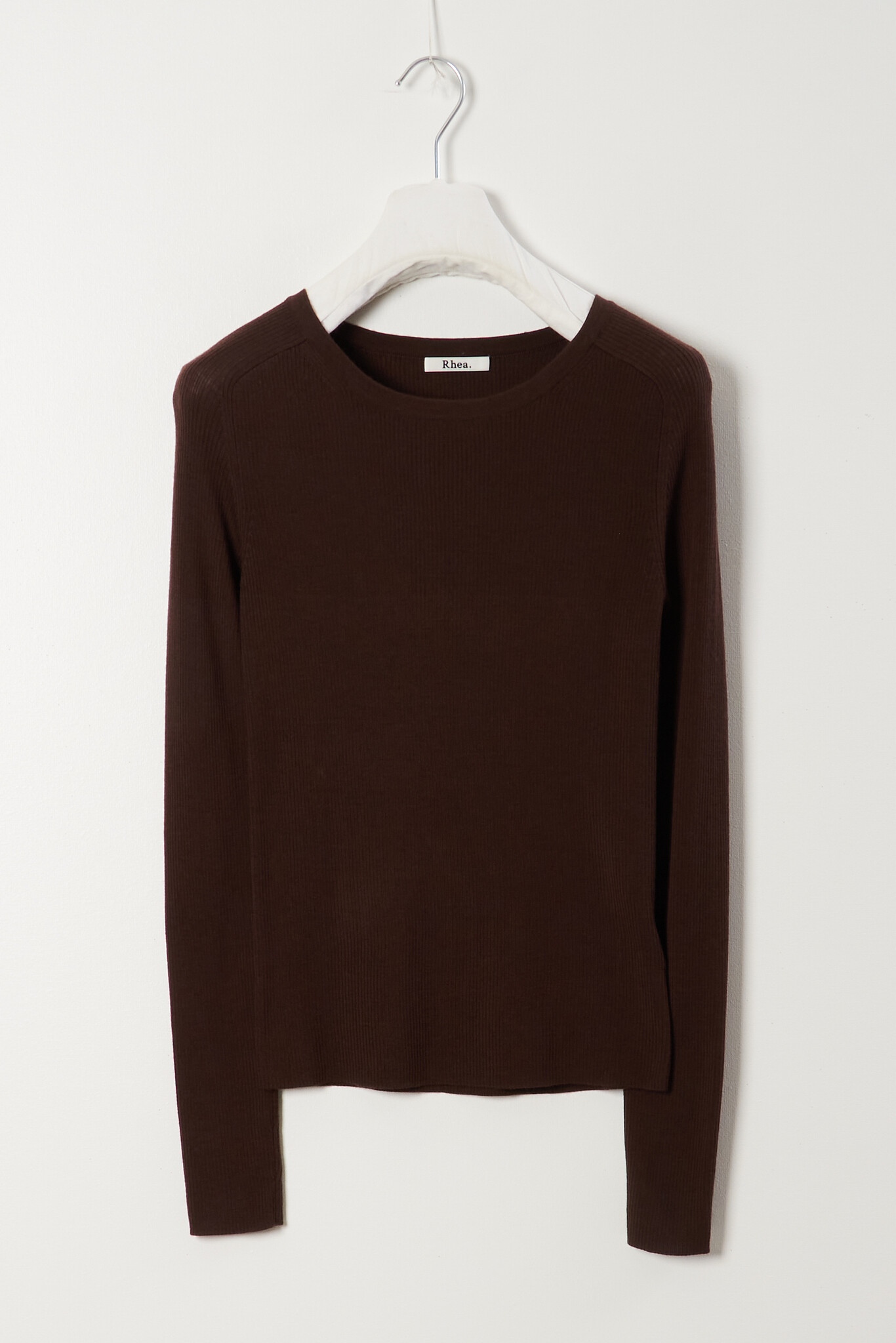 Rhea SW1611 rib crew merino wool