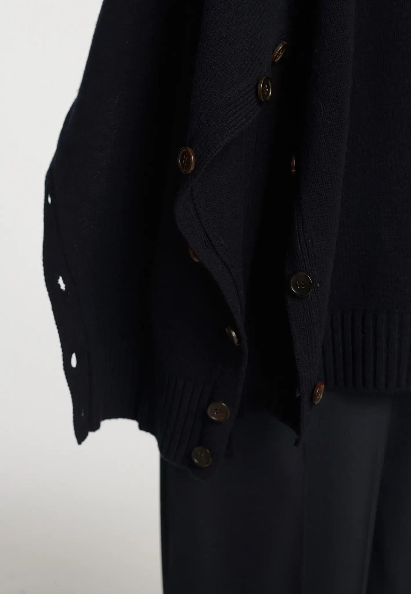 Frenken - Button wool jumper