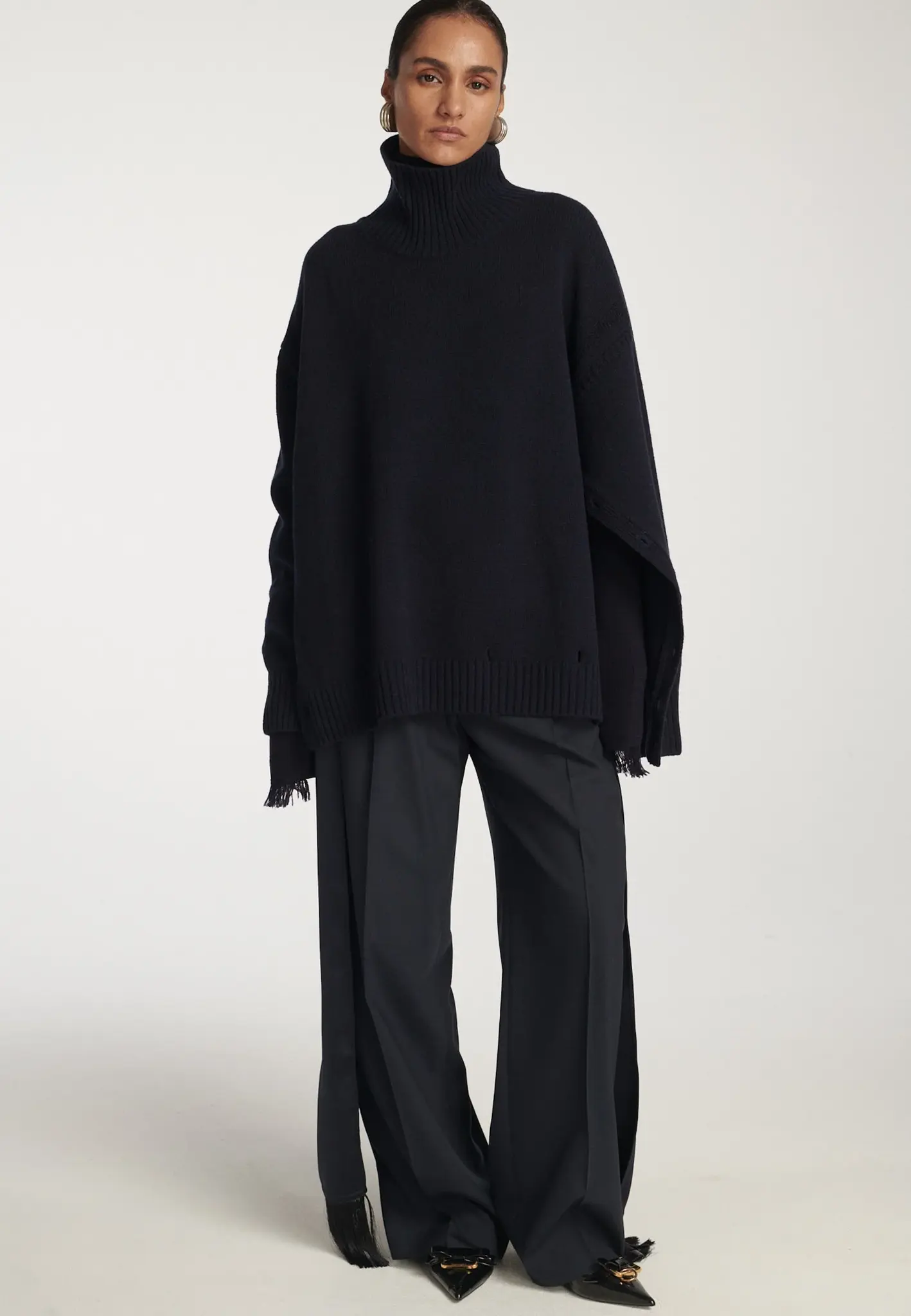 Frenken - Button wool jumper