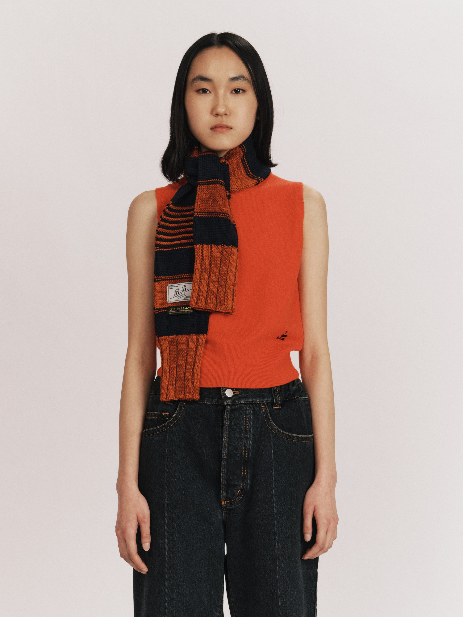 B.B. Wallace - Lawrence stripe scarf