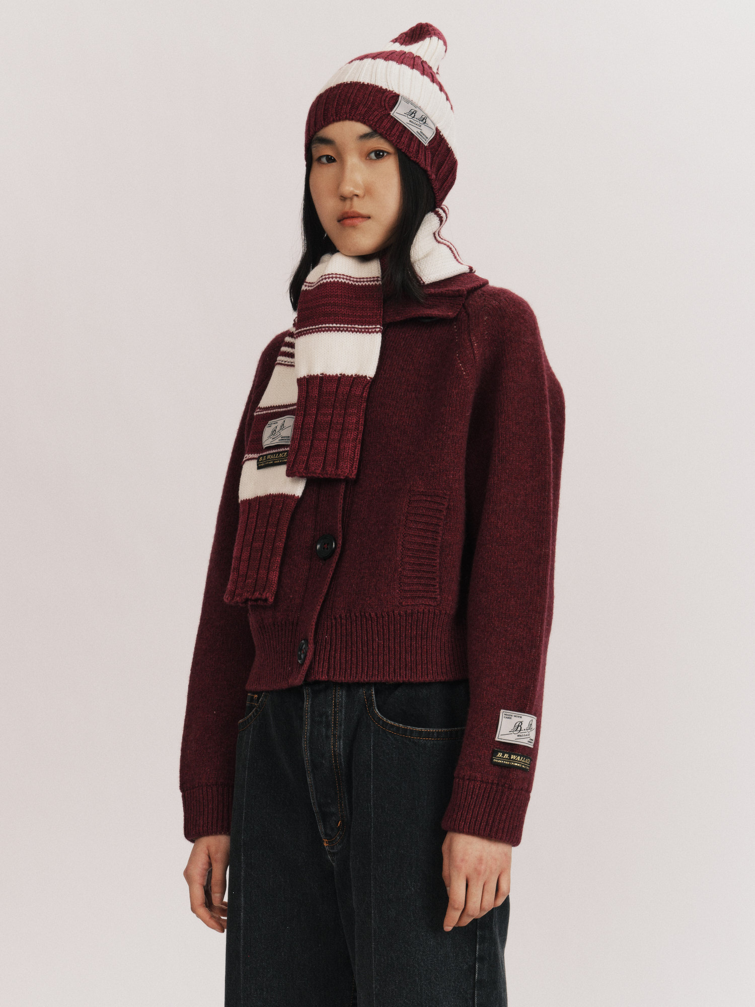 B.B. Wallace - Lawrence stripe scarf