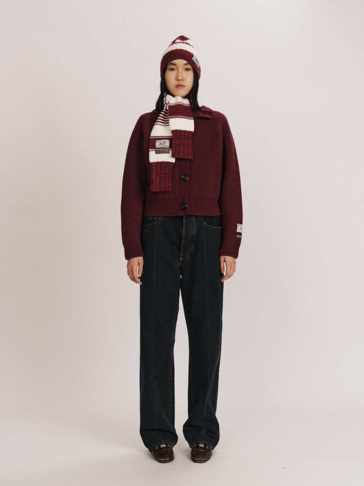 B.B. Wallace - Lawrence stripe scarf