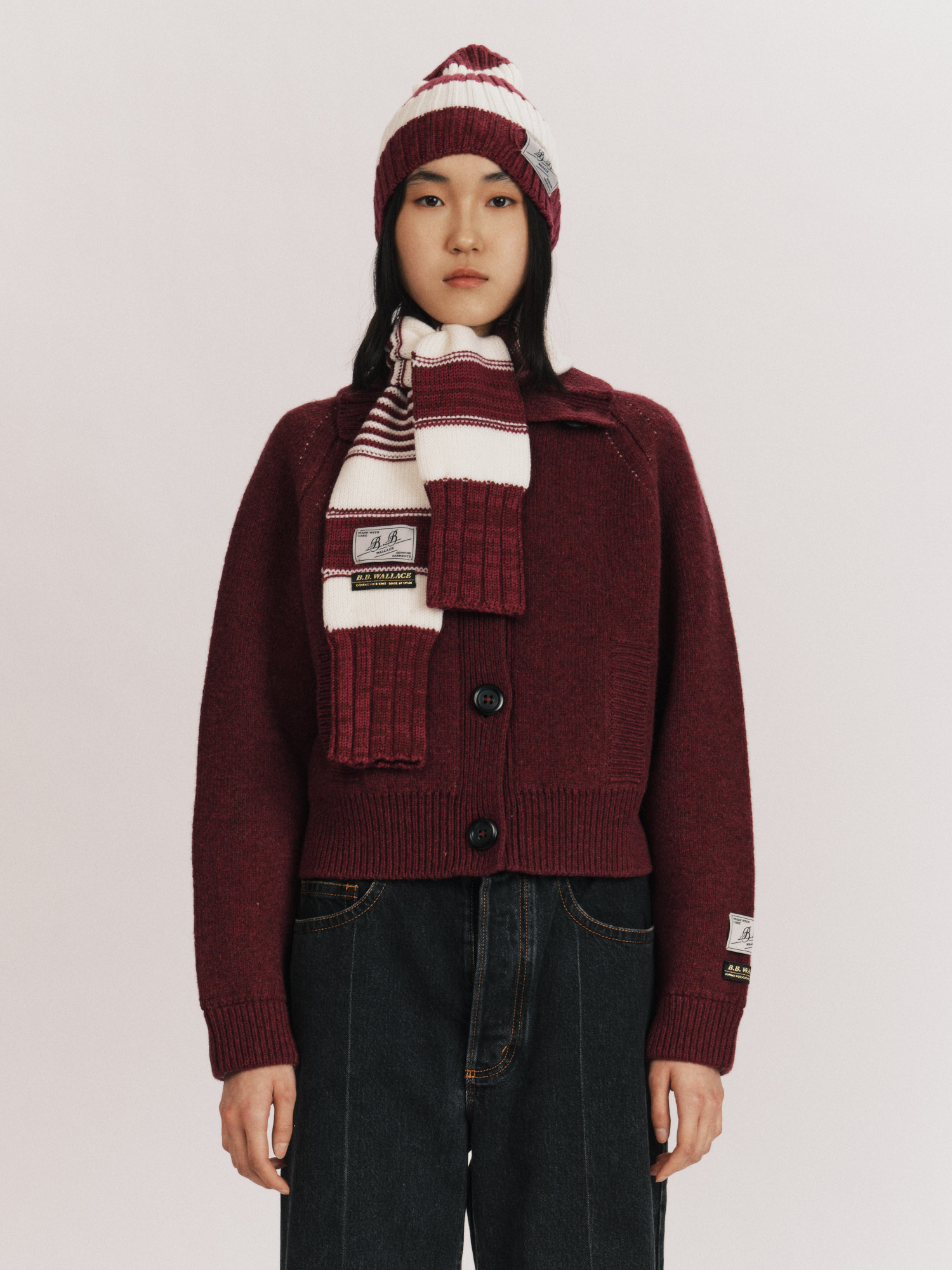 B.B. Wallace - Lawrence stripe scarf