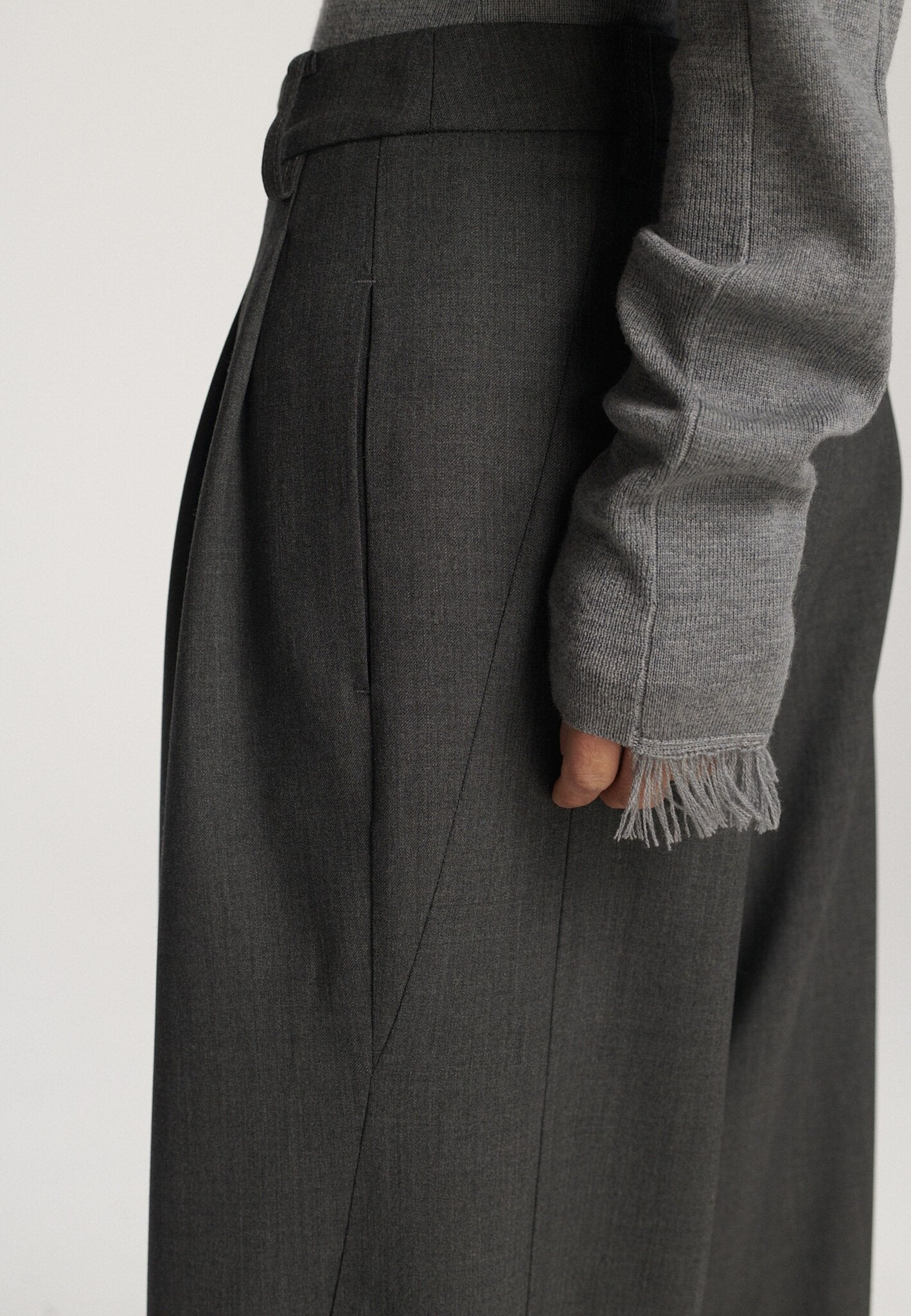Frenken - Circle big flannel pants