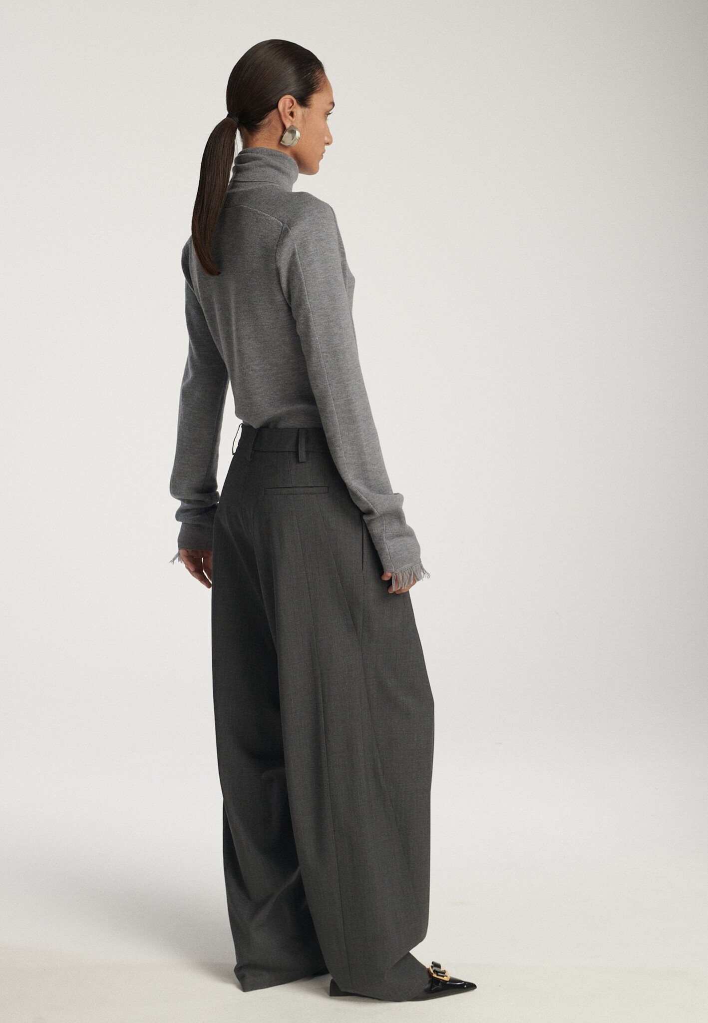 Frenken - Circle big flannel pants