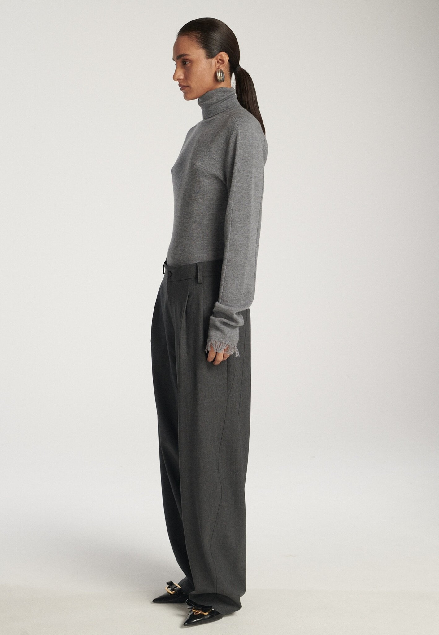 Frenken - Circle big flannel pants