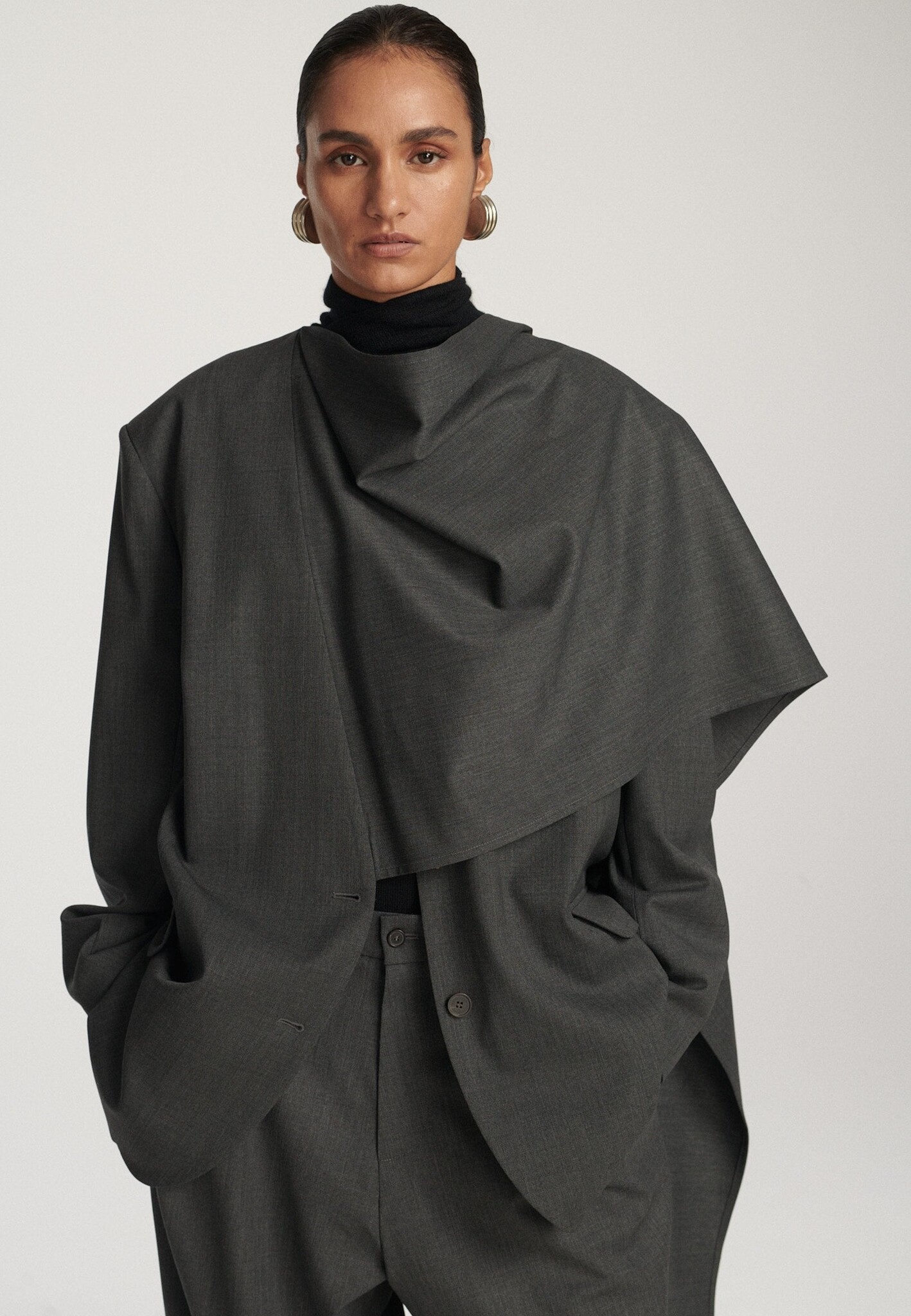 Frenken - Gentle scarf blazer