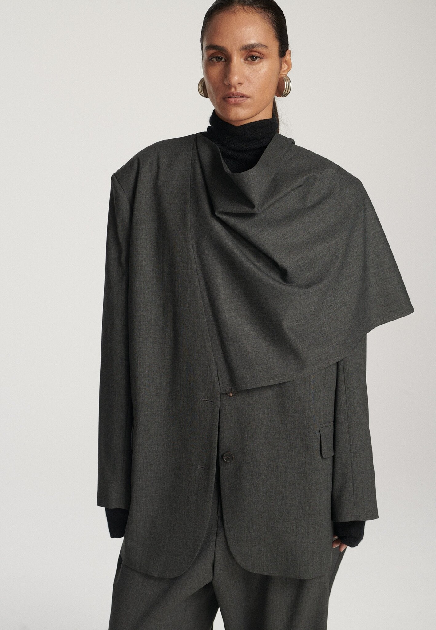 Frenken - Gentle scarf blazer
