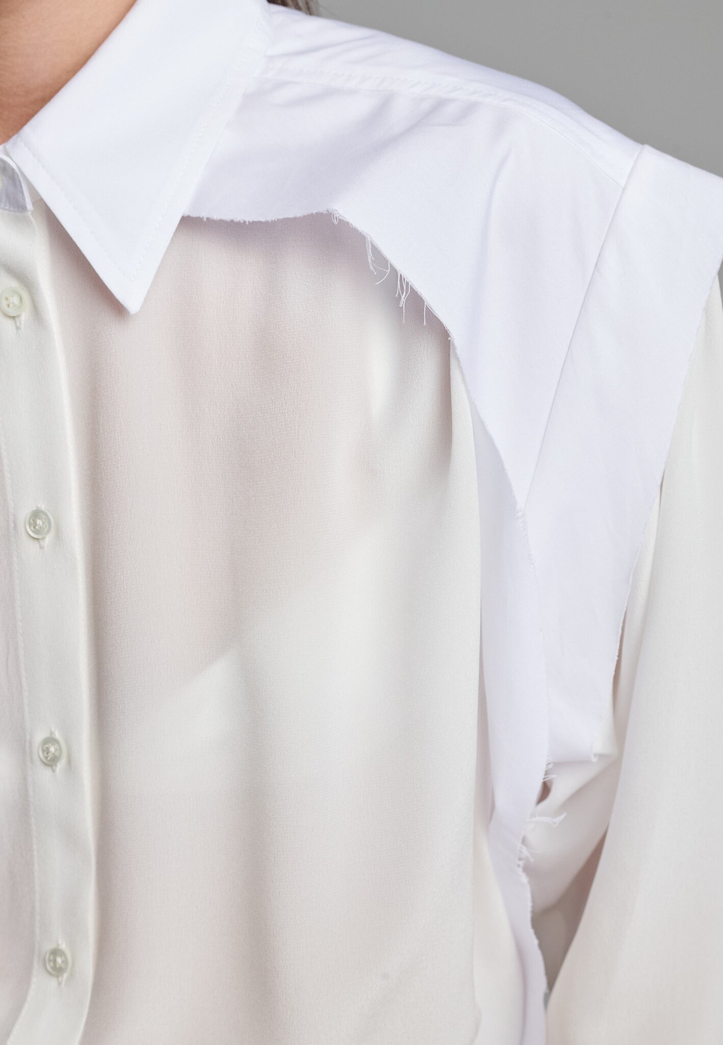Frenken - Rely silk shirt cut out shirt