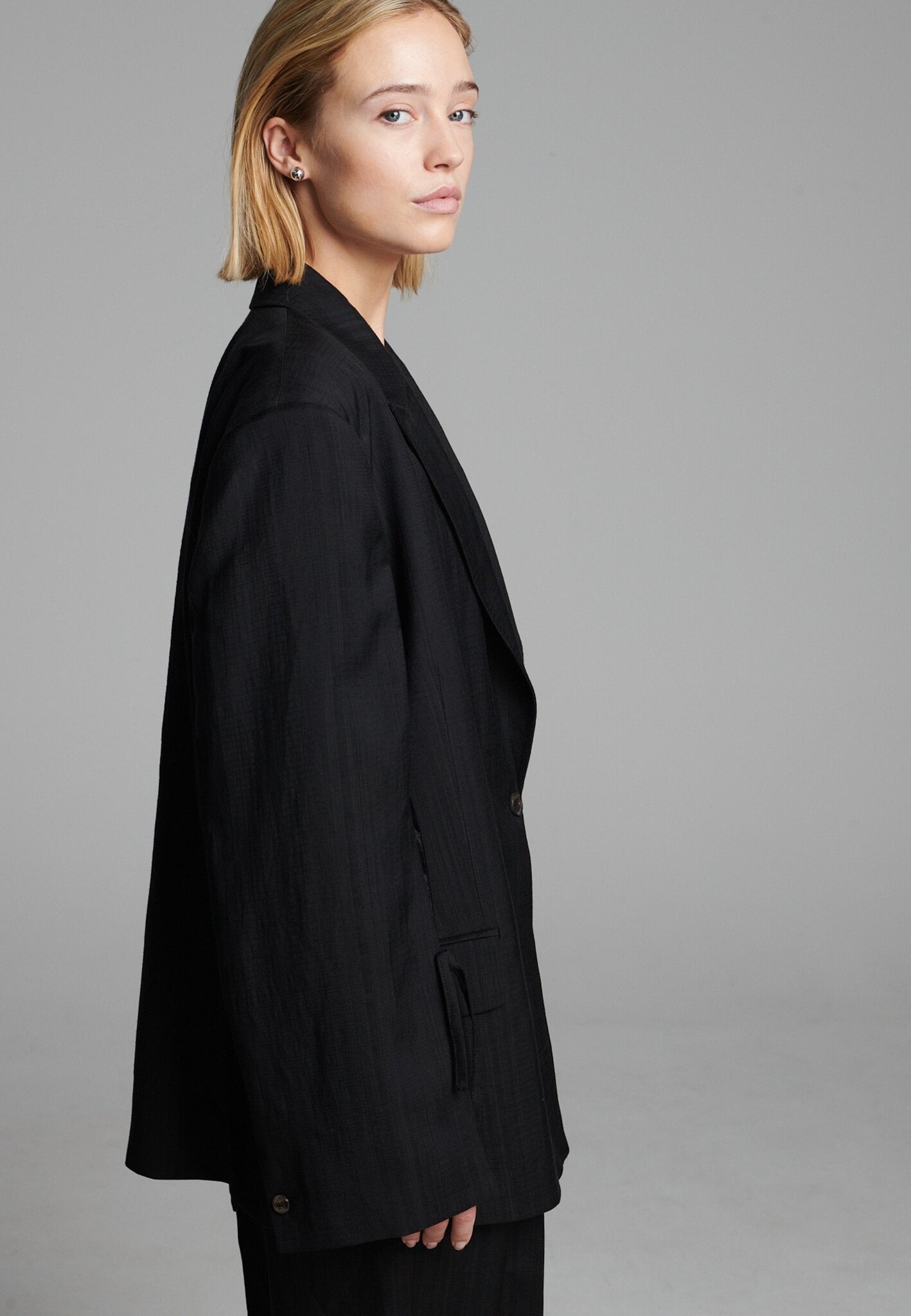Frenken - Ace sleeve slit blazer