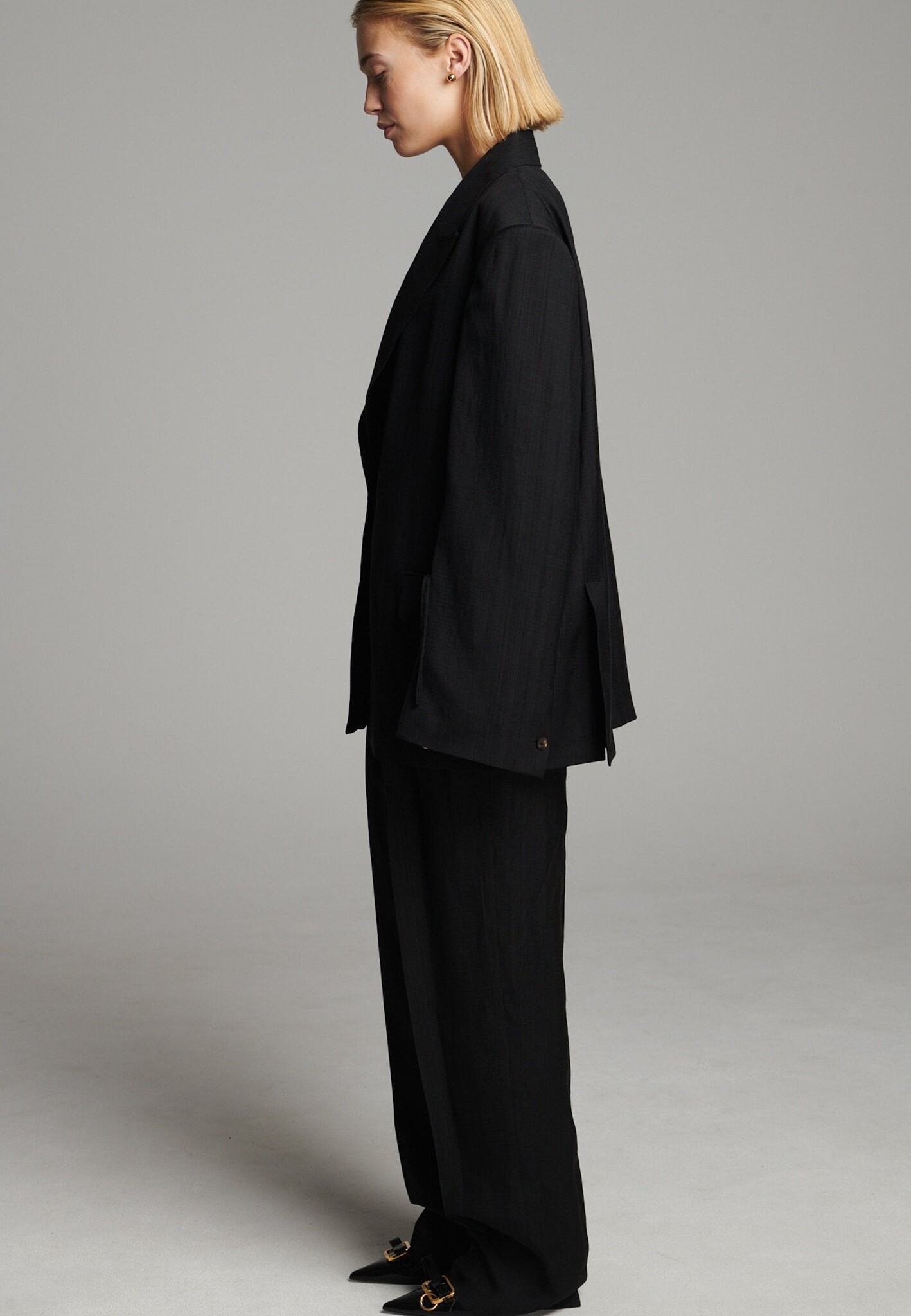 Frenken - Ace sleeve slit blazer
