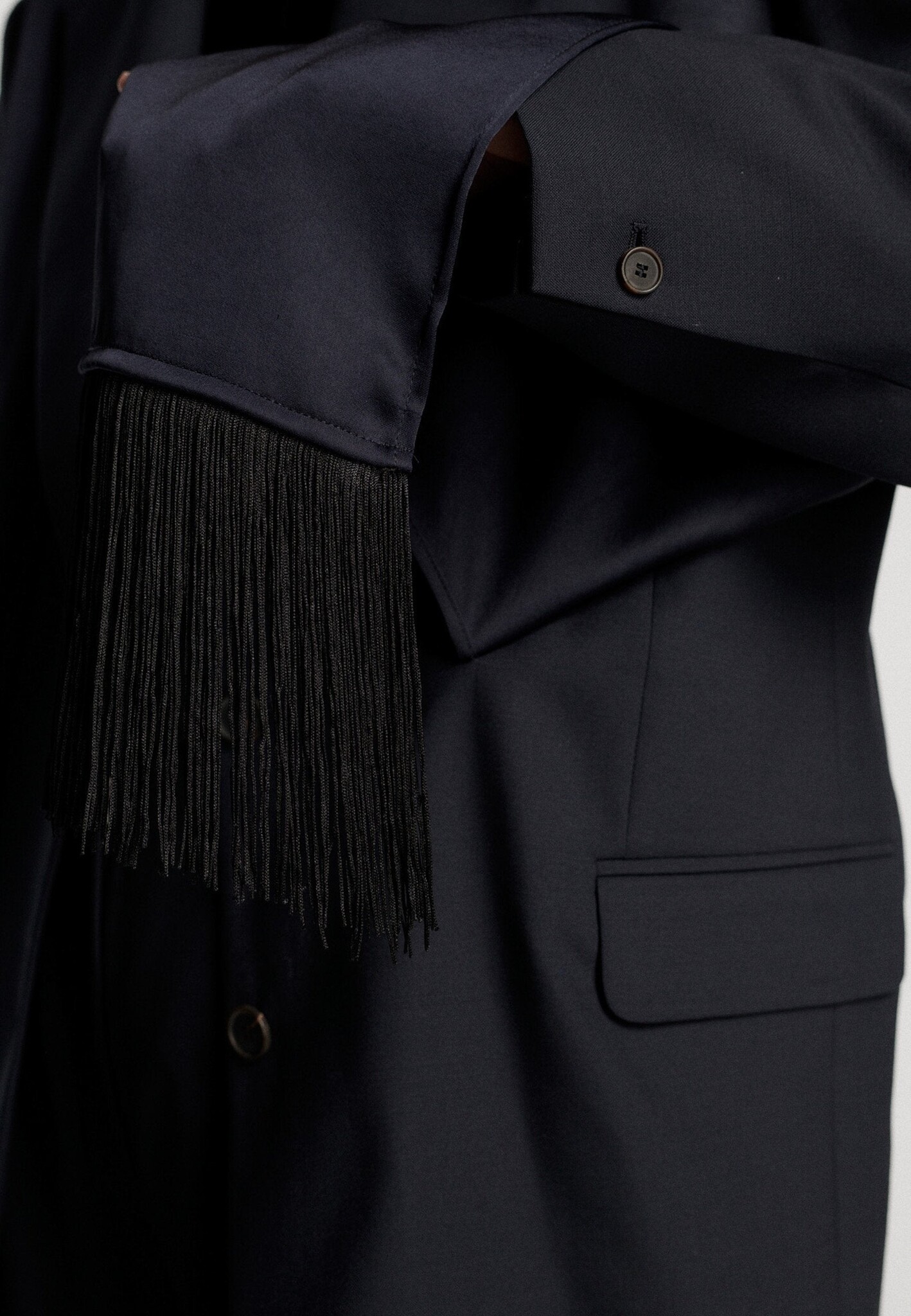 Frenken - Extract scarf blazer