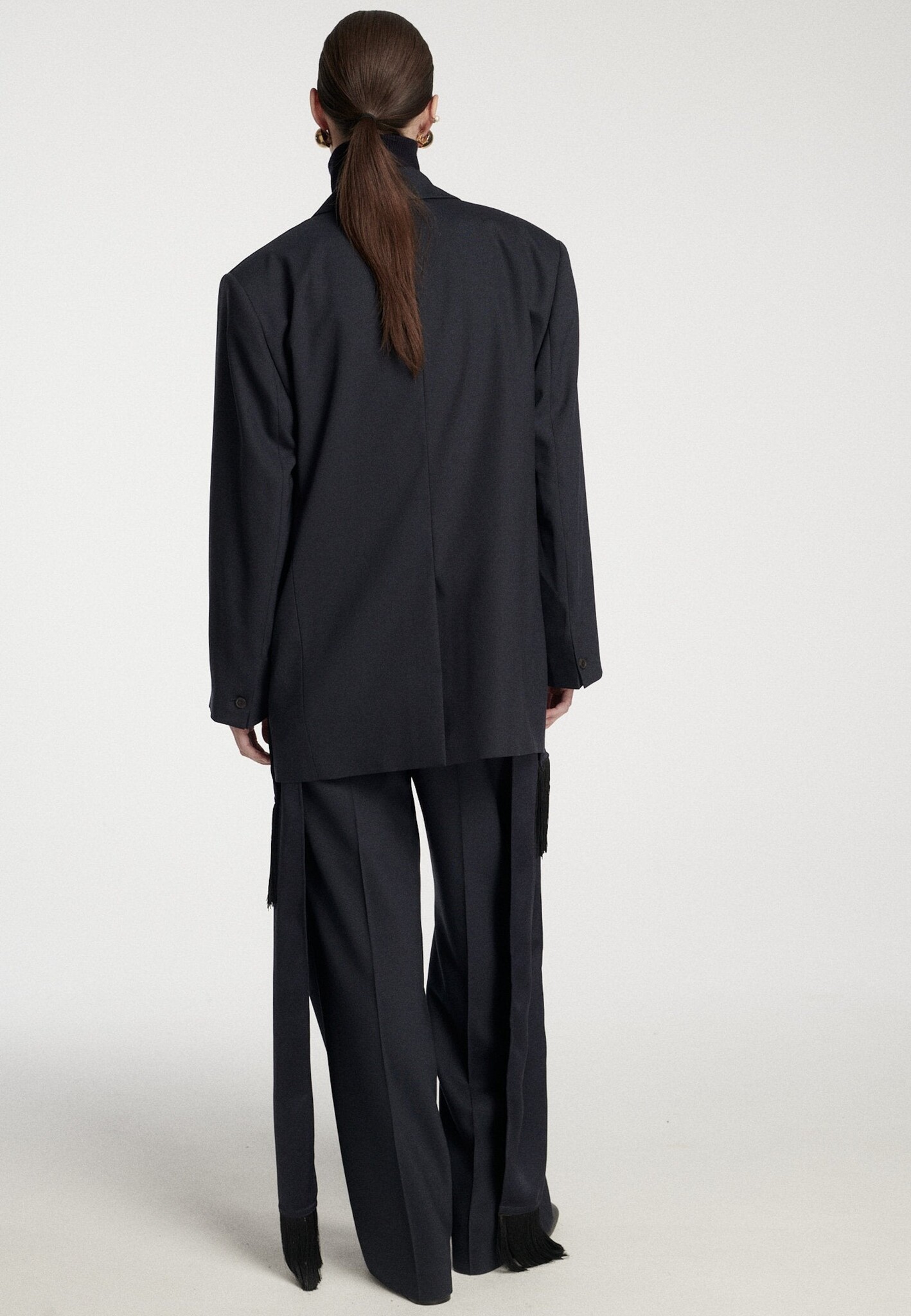 Frenken - Extract scarf blazer