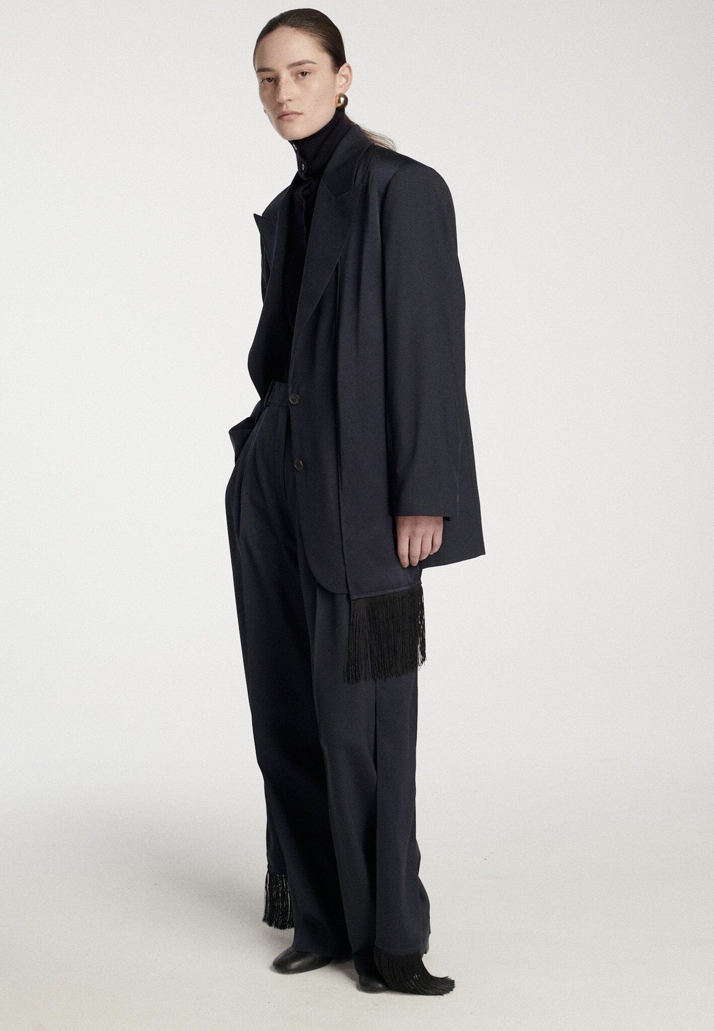 Frenken - Extract scarf blazer