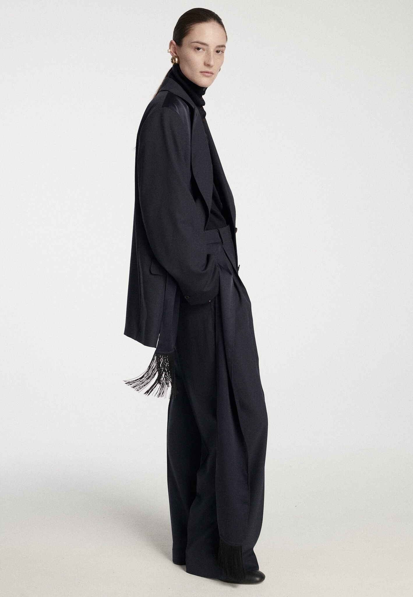 Frenken - Extract scarf blazer