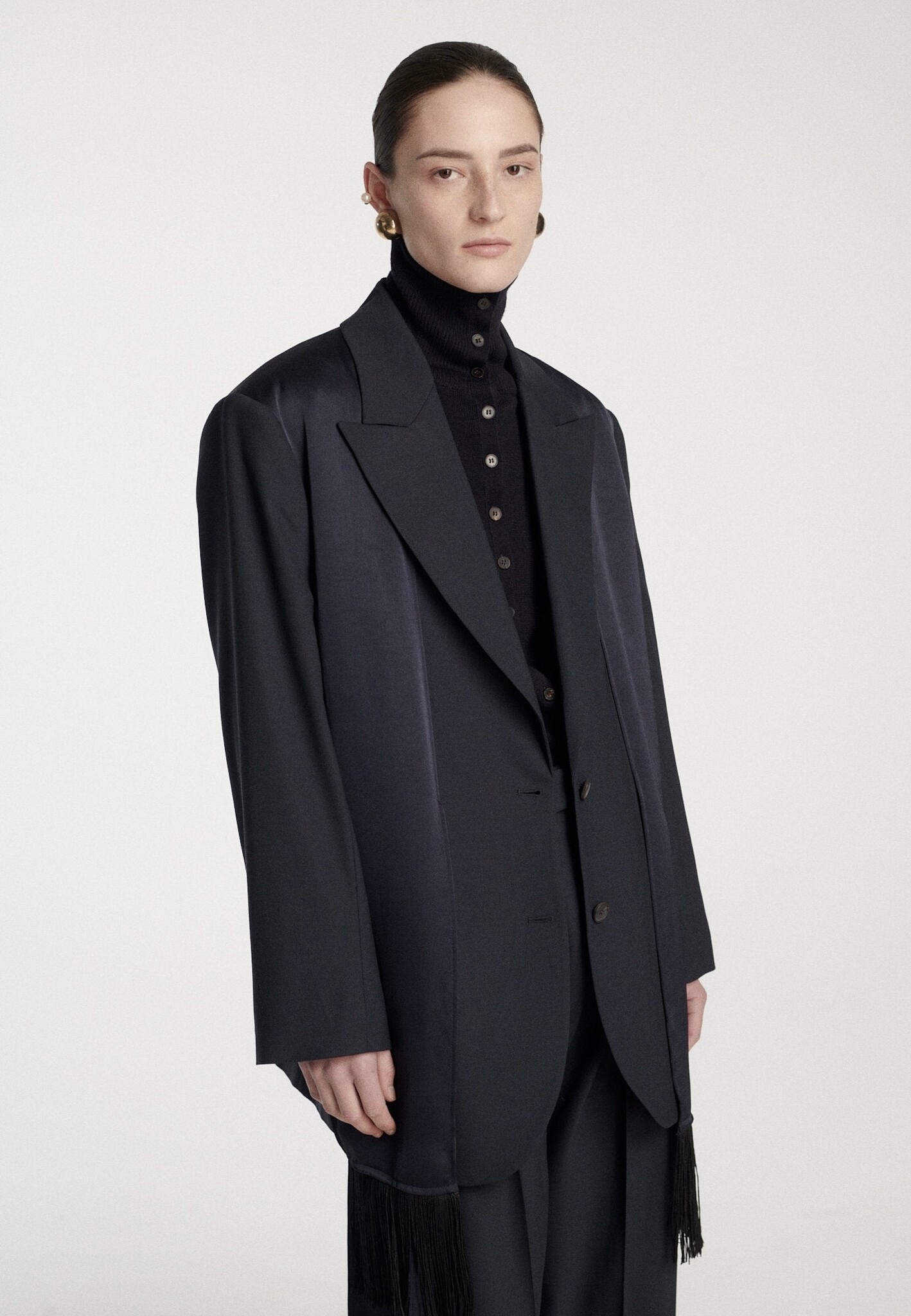 Frenken - Extract scarf blazer