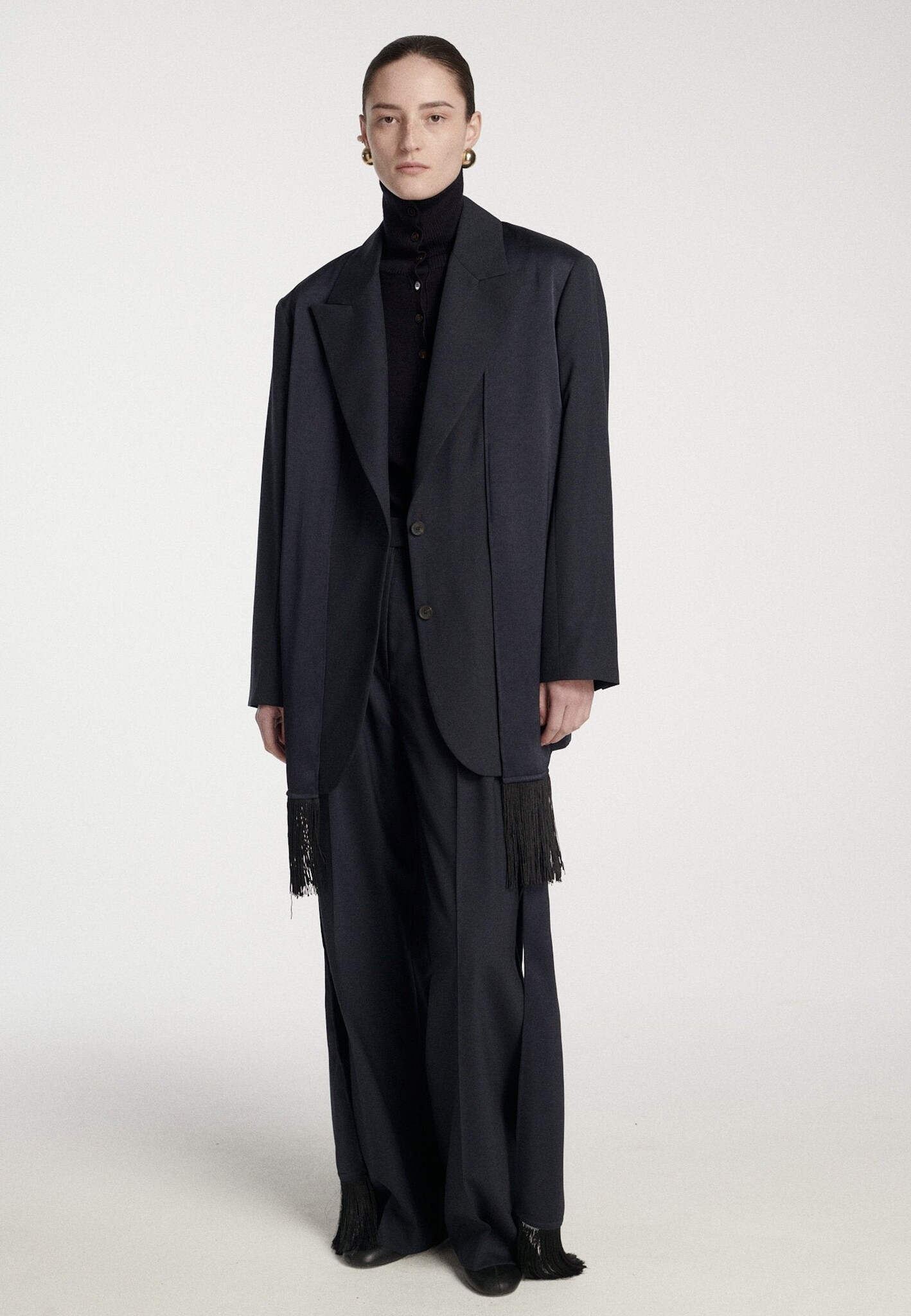 Frenken - Extract scarf blazer