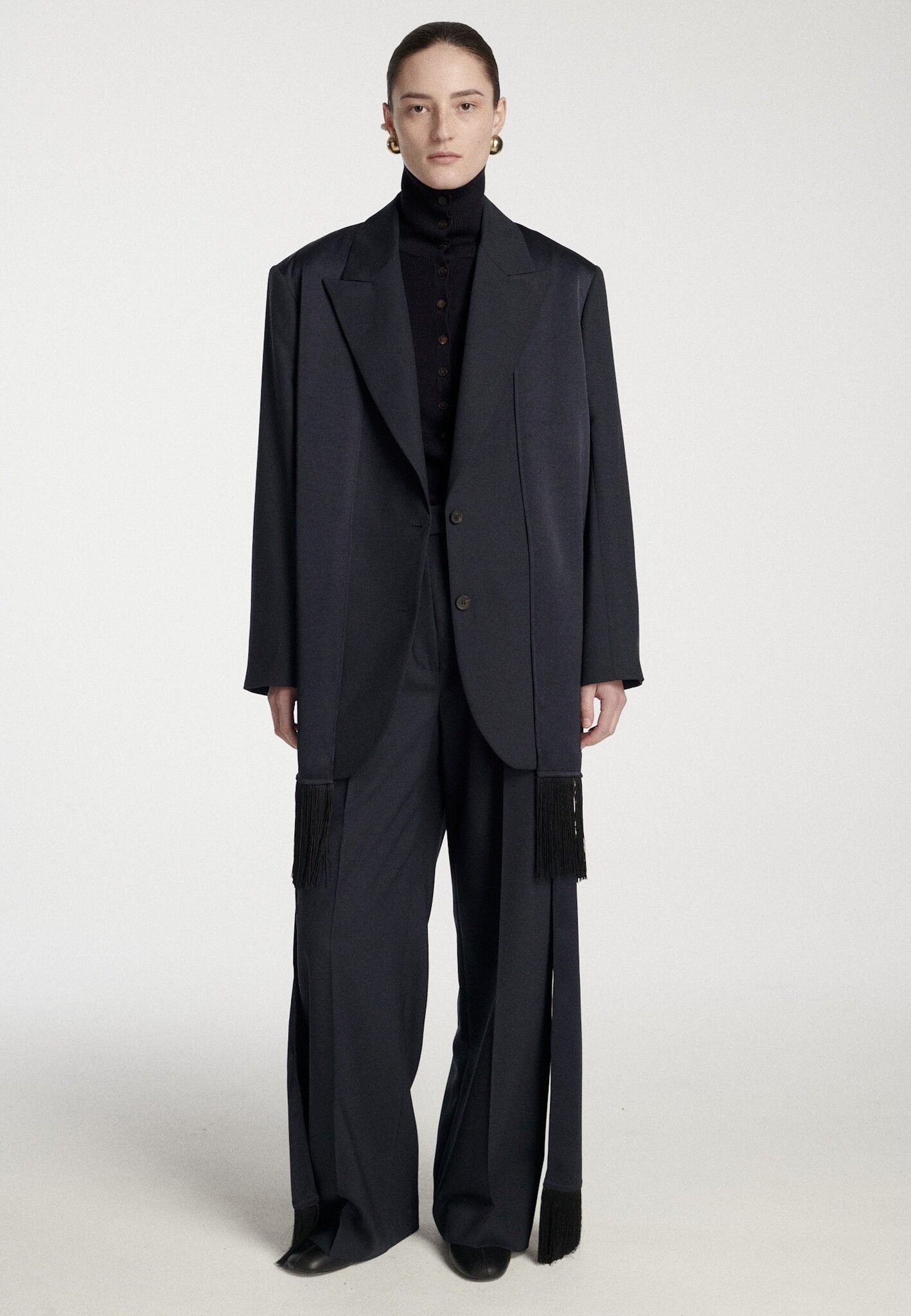 Frenken - Extract scarf blazer