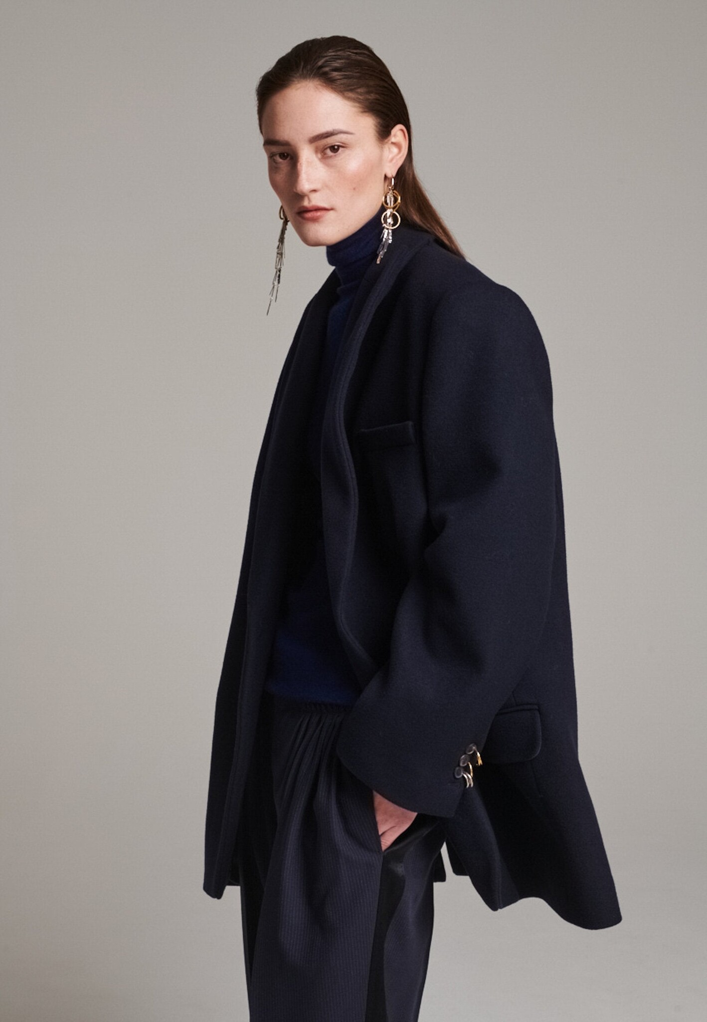 Frenken - Blazer coat felt wool