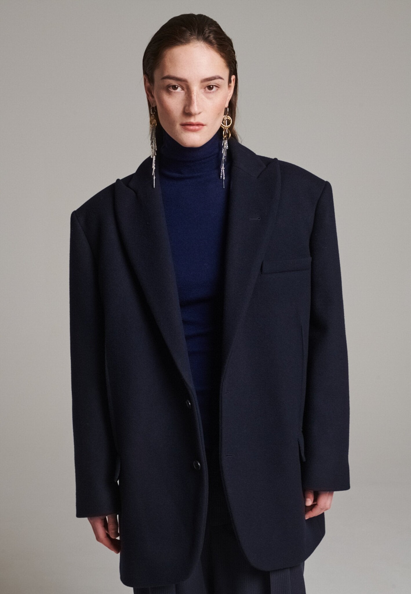 Frenken - Blazer coat felt wool