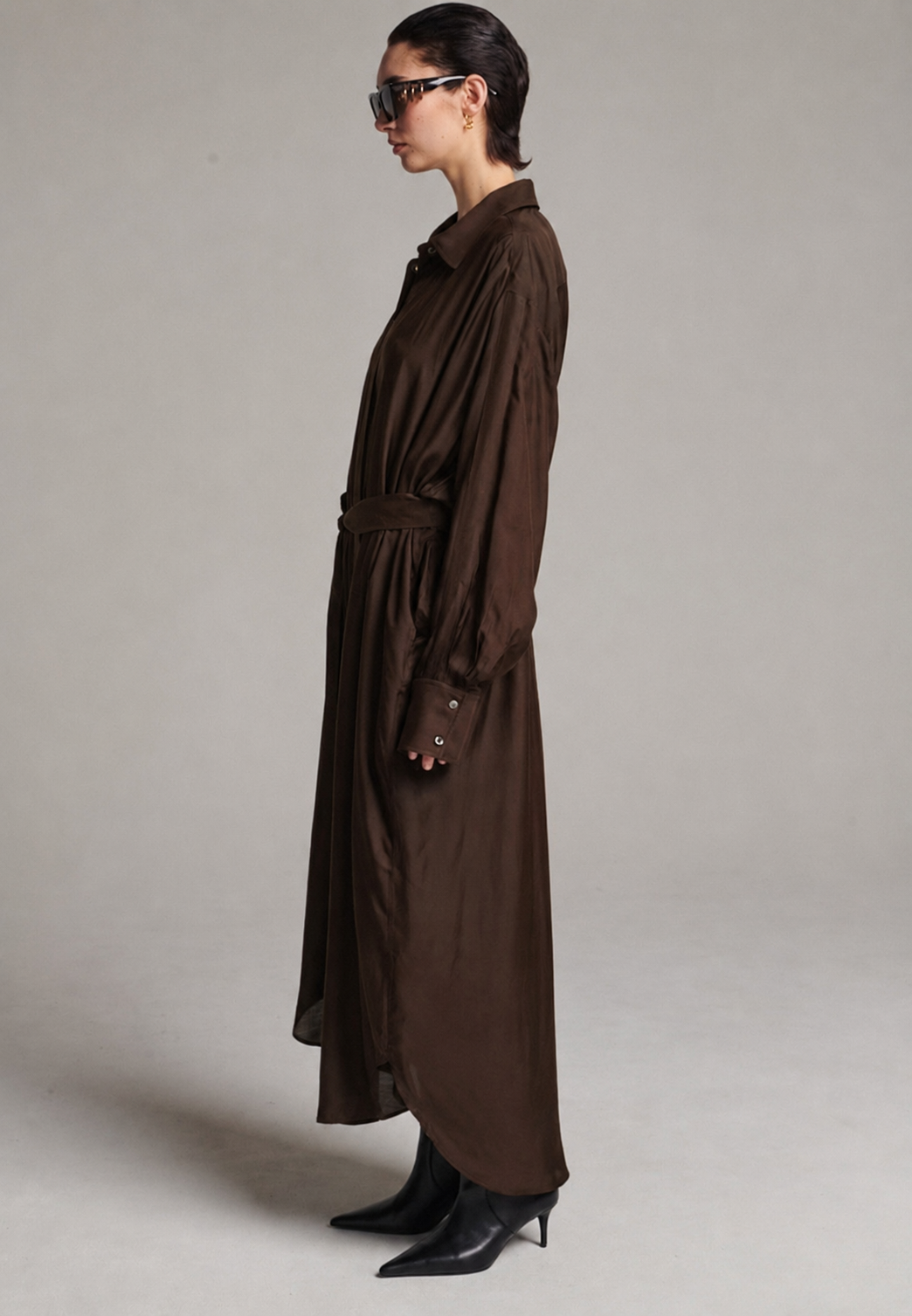 Frenken - Ocean Silk Habotai dress