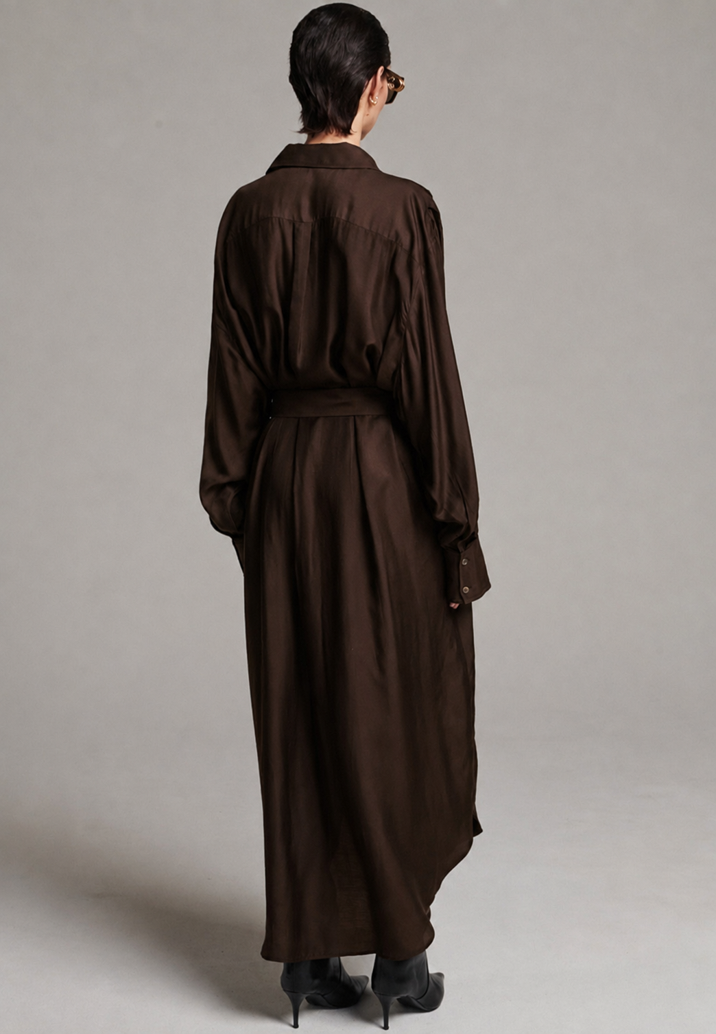 Frenken - Ocean Silk Habotai dress