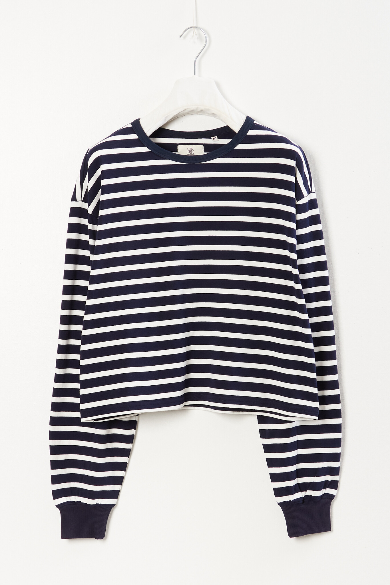 Denimist - Boxy cropped LS tee