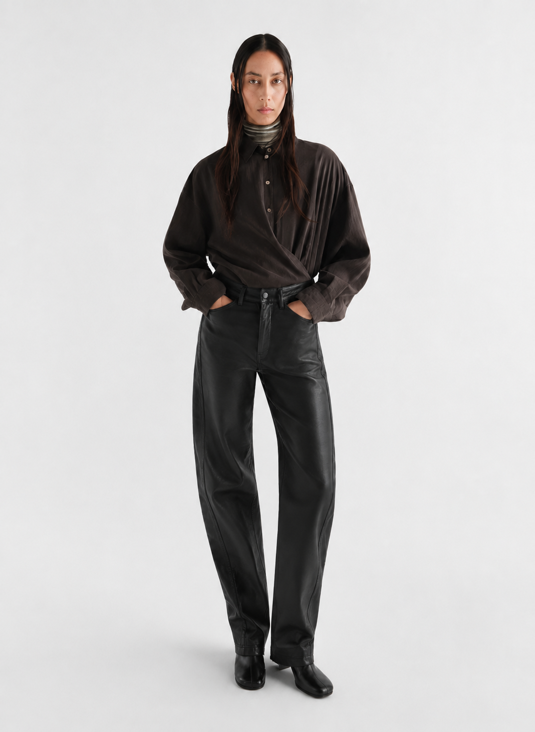Lemaire Five pocket twisted pants