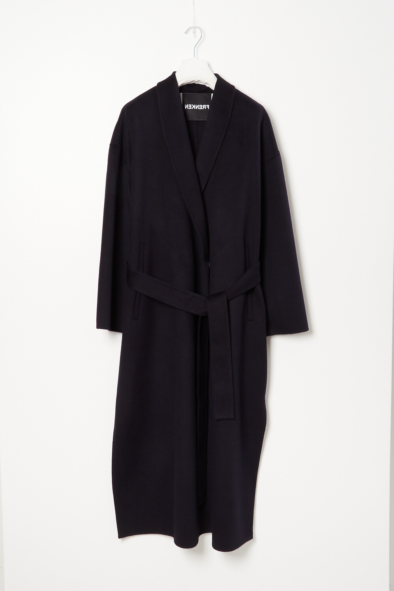 Frenken Trouble double face wool coat
