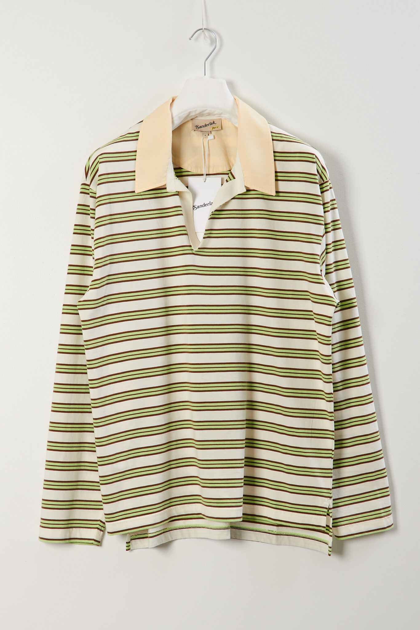 Sanderlak Striped jersey polo