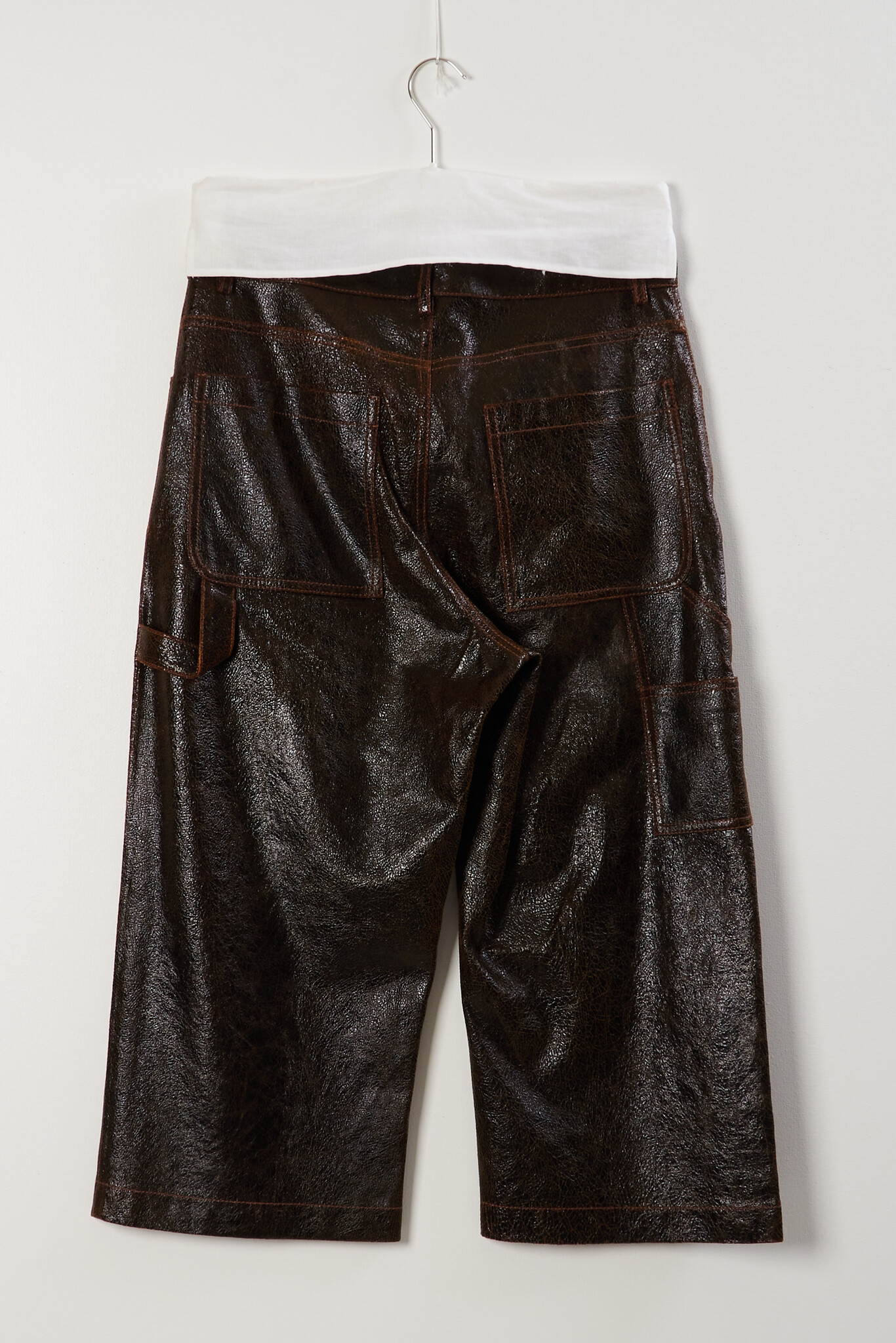  - Leather skater pants