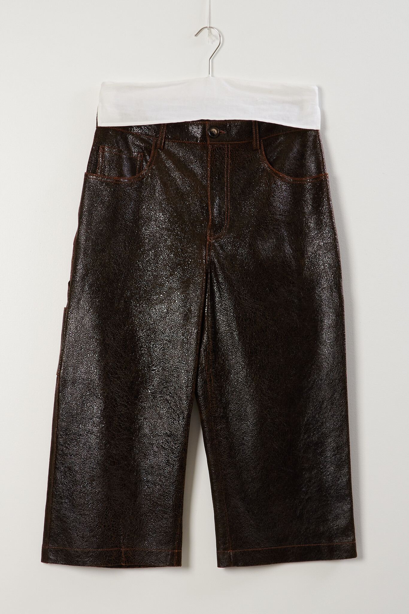  - Leather skater pants
