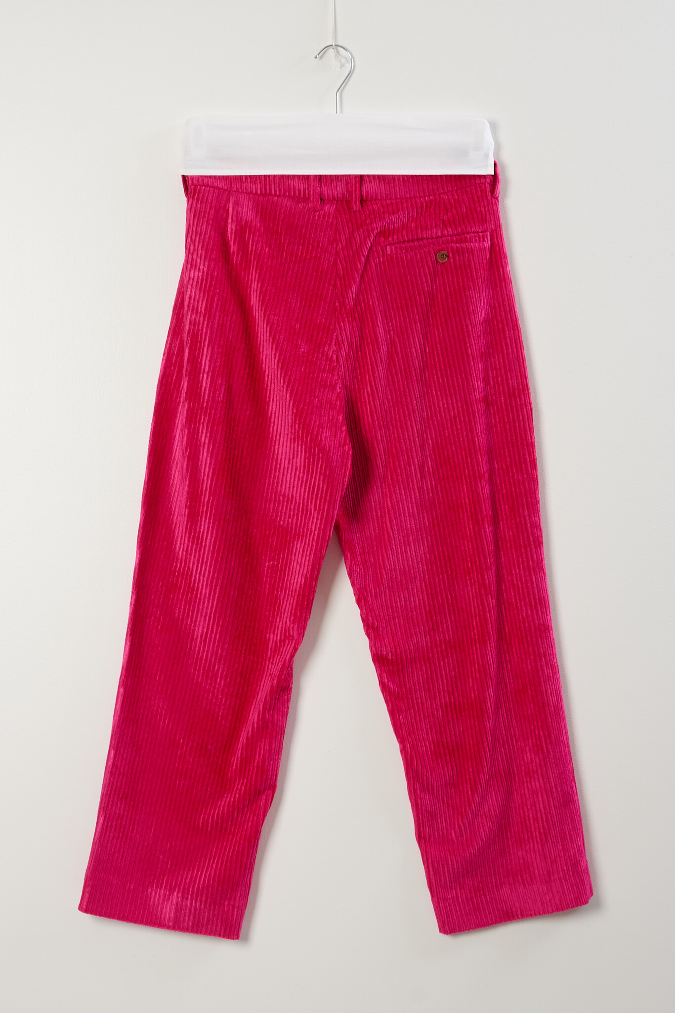  - Cord tailored cropped pants