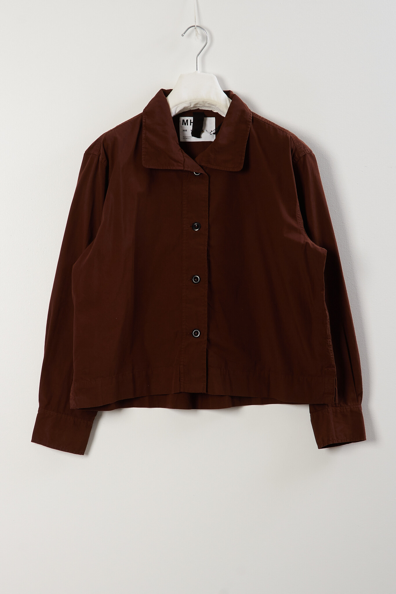 Margaret Howell - MHL asymmetric round collar shirt