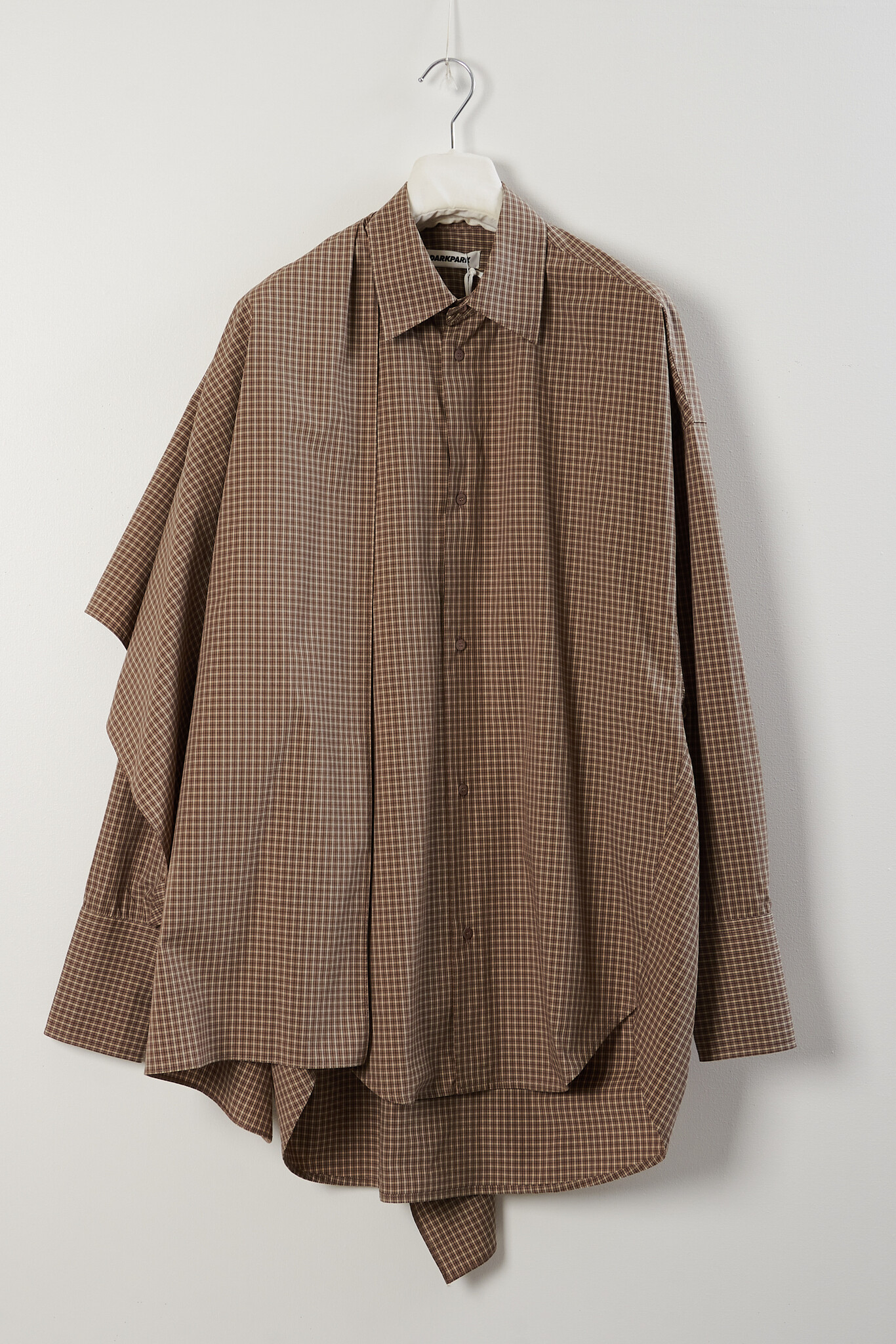 Darkpark - Georgia scarf check shirt