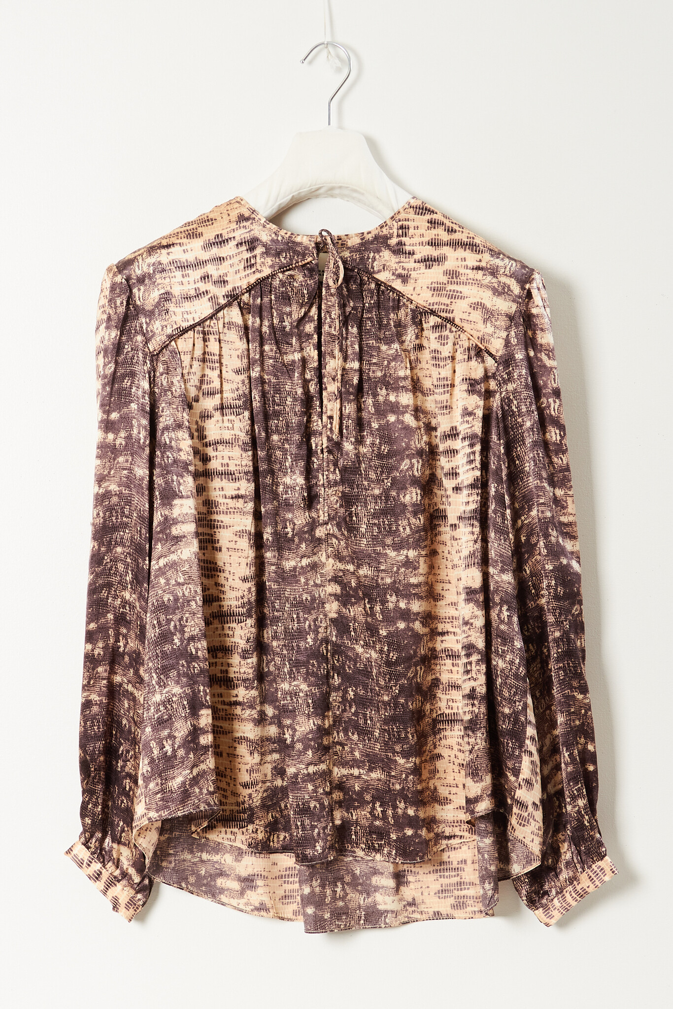 Isabel Marant - Laraya python silk blouse
