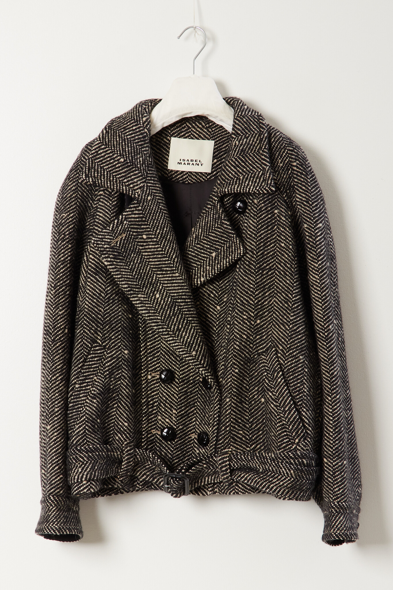 Isabel Marant - Elvane chevron wool coat