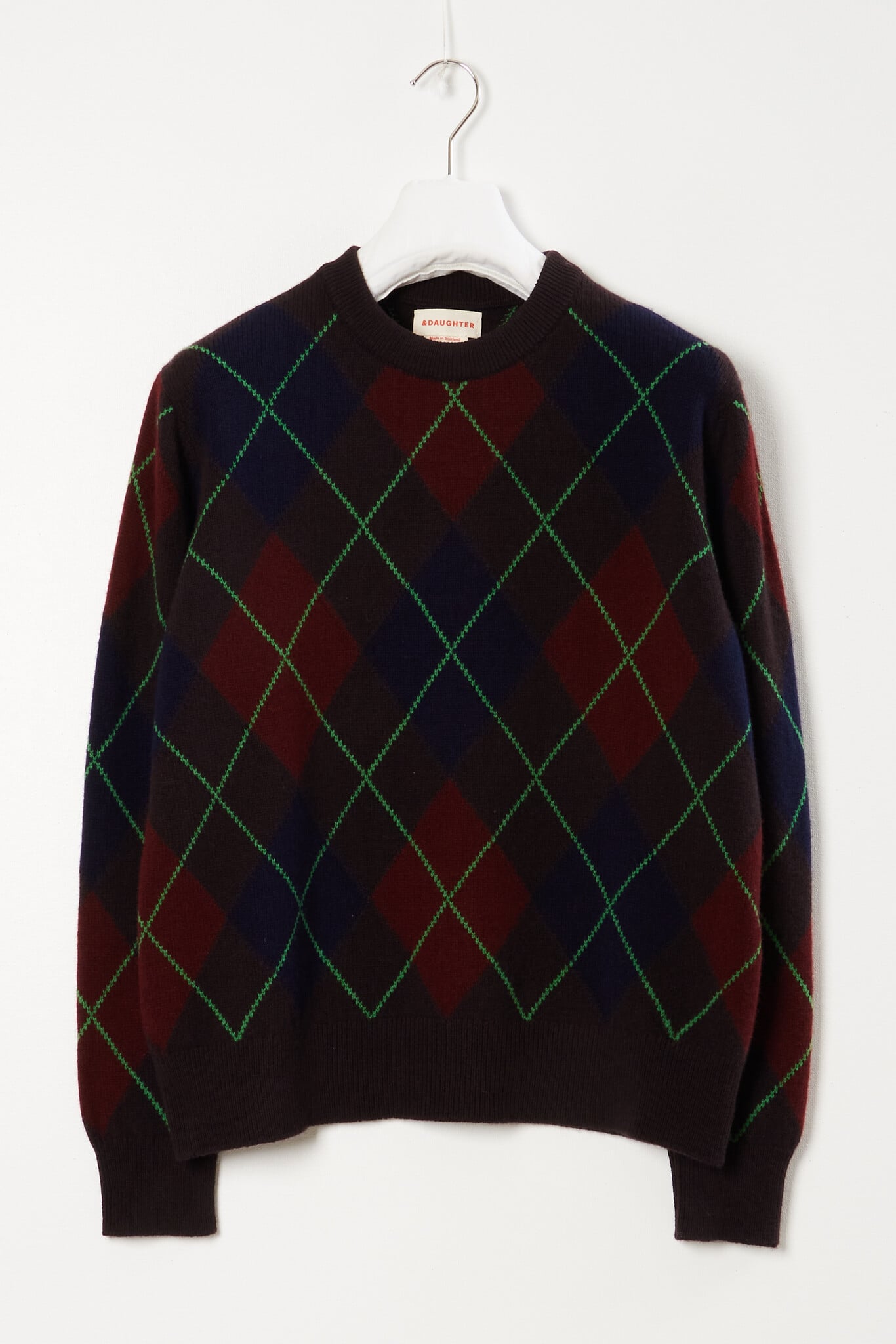 &Daughter - Ava Argyle Crewneck