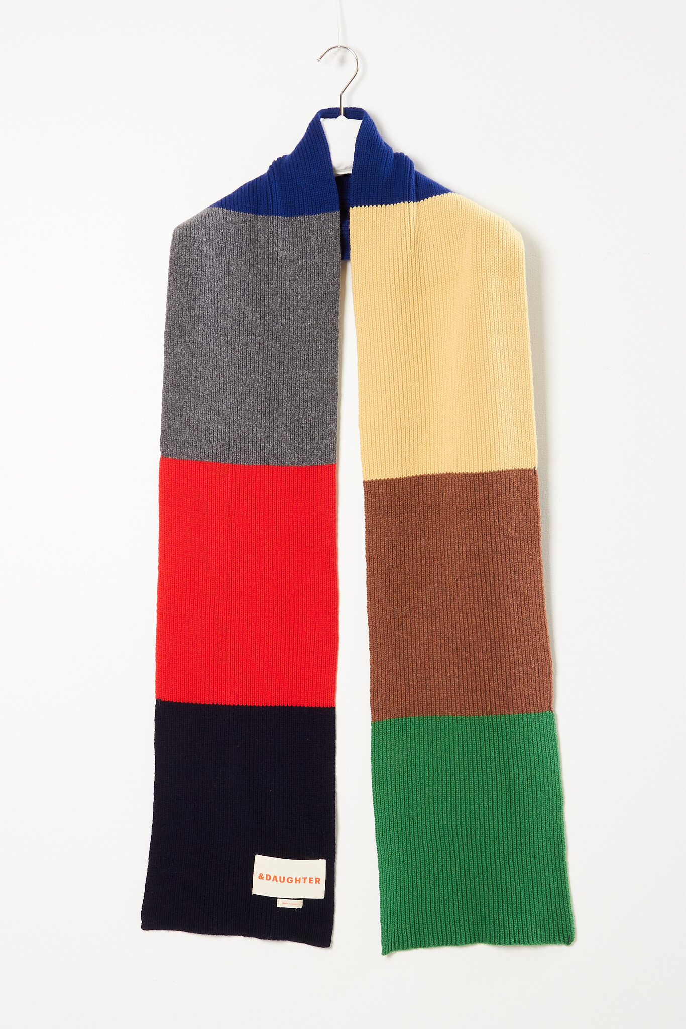 &Daughter - Wide Stripe Scarf