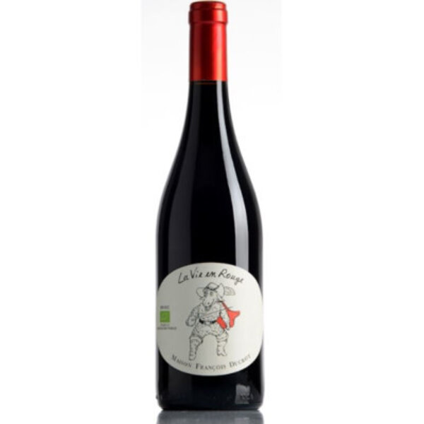 LA VIE EN ROUGE MAISON FRANCOIS DUCROT 2021 MERLOT VIN BIO