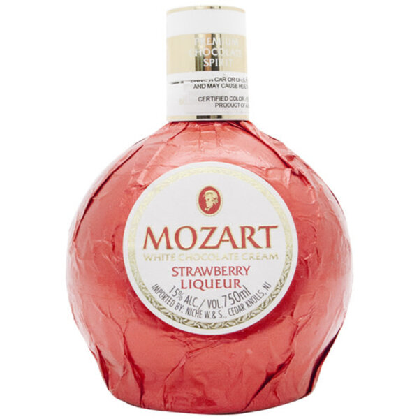 Mozart White Chocolate Cream Strawberry Liqueur 500ml