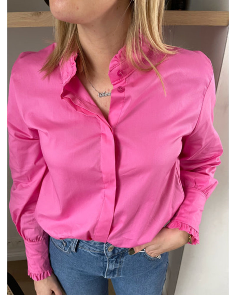 Romantica blouse fuchsia