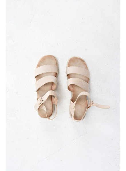 Summer sandals beige