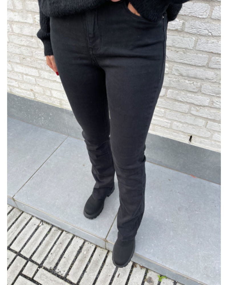 Amber flare jeans zwart