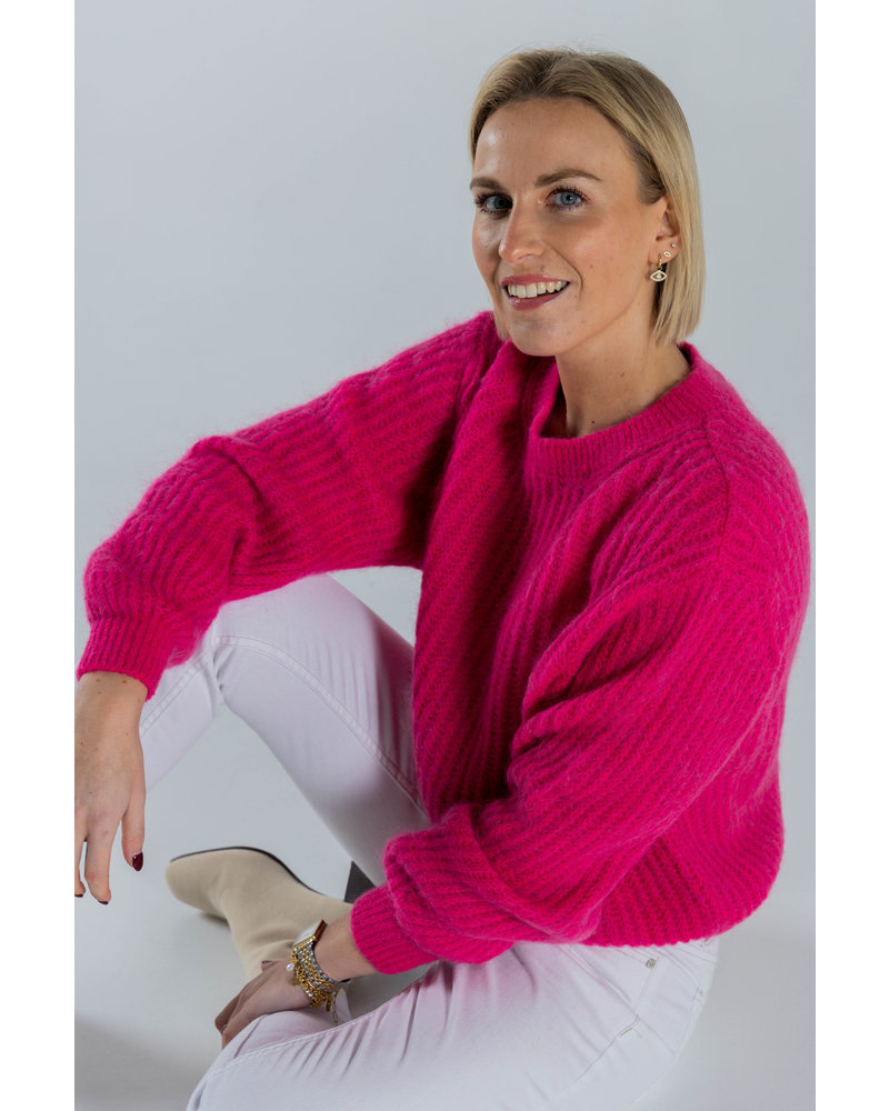 Lauranne knit fuchsia