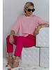 Janina T-shirt knit roze
