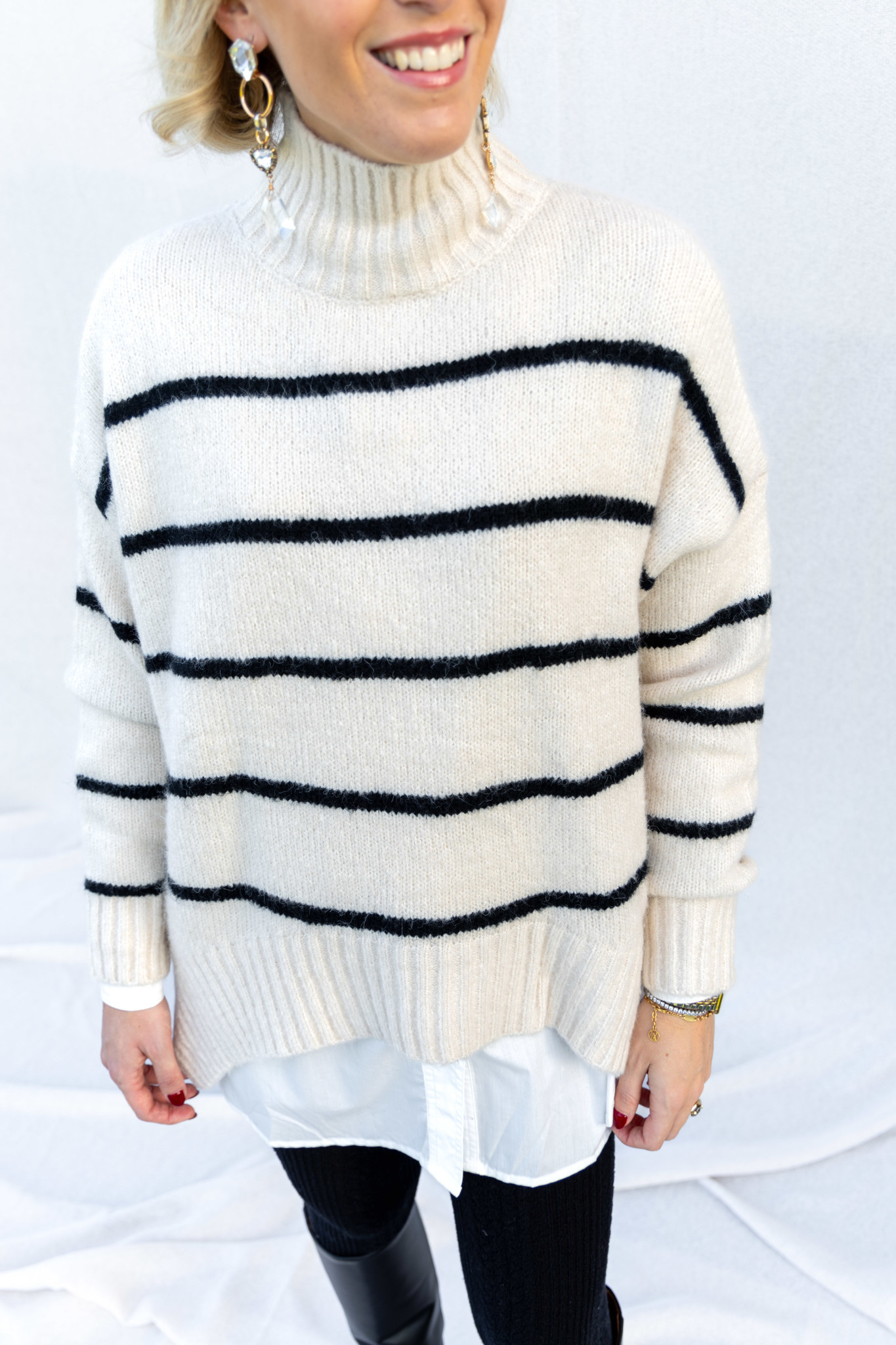 Witte hemdjurk sale
