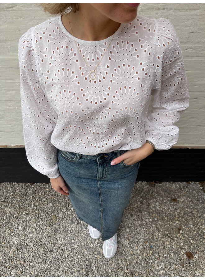 Criss blouse chalk