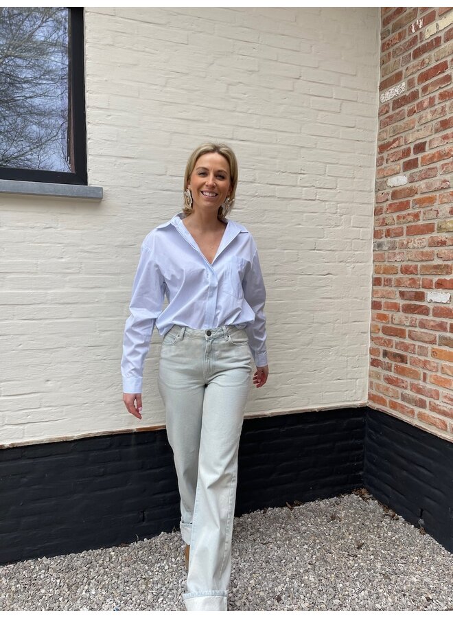 Striped blouse blue